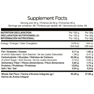 Instant Oatmeal - 1,9 kg